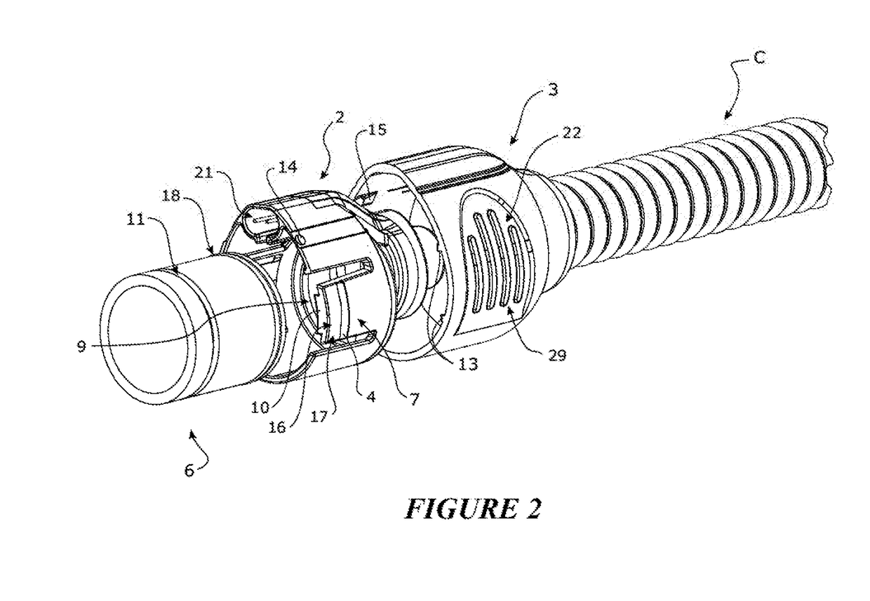 Apparatus for use in a respiratory support system