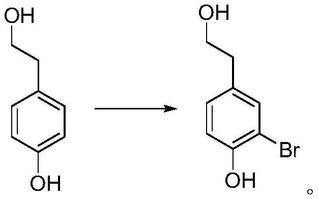 Synthesis method for hydroxytyrosol