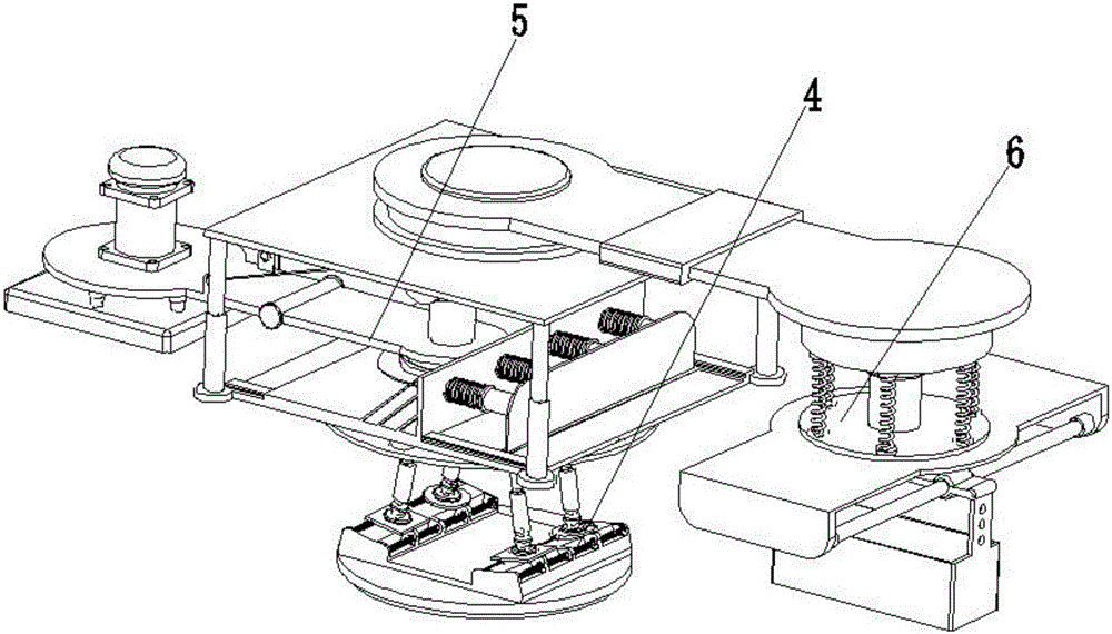 Special tiling machine for intelligent equipment for landscaping tile construction