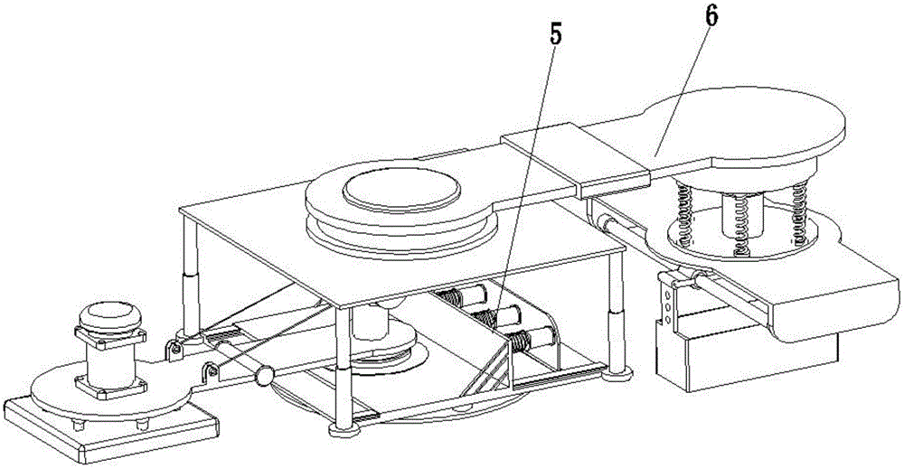 Special tiling machine for intelligent equipment for landscaping tile construction