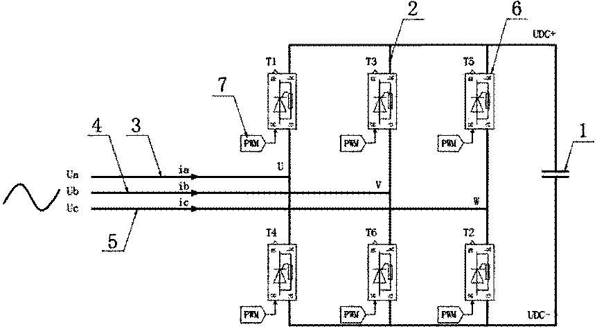 Incoming line power source power factor calculation method for ...