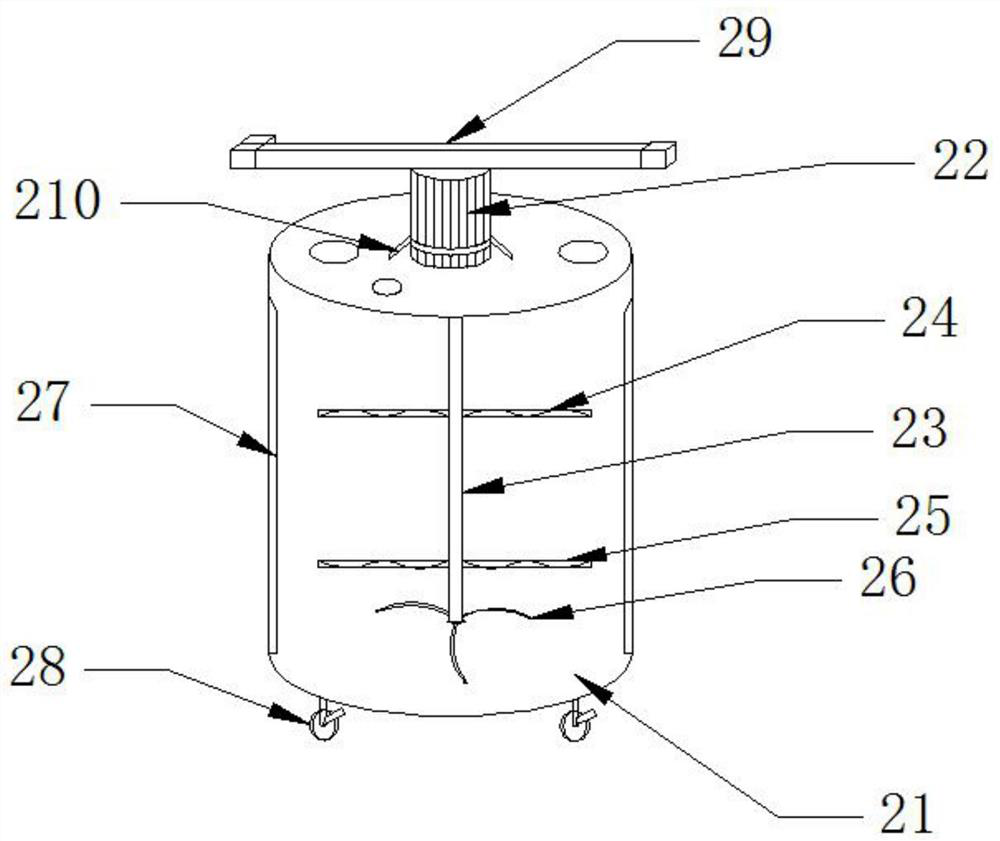 Multipoint, automatic and quantitative tissue culture solution stirring and filling machine