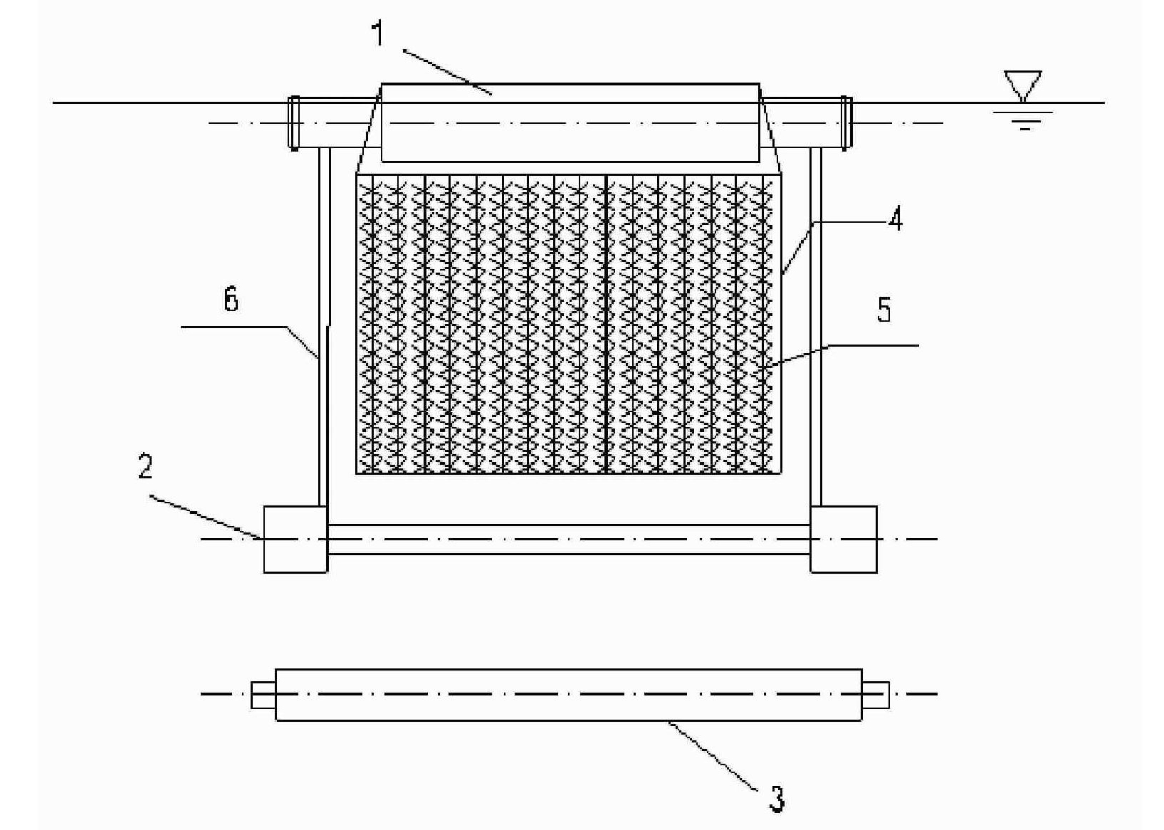 Combined type blast aeration system