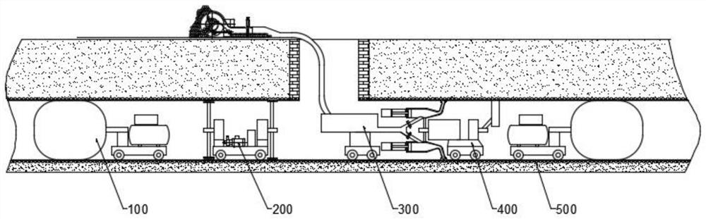 Complete set of equipment and method for hot melt repair of inner wall of underground pipeline