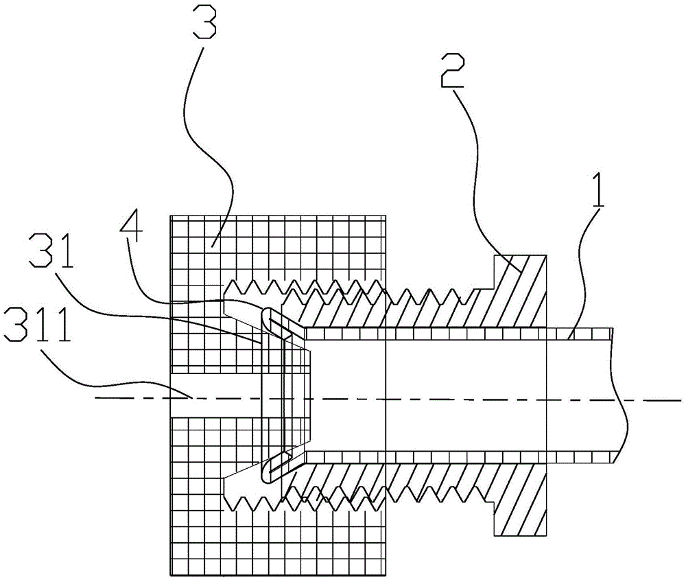 Oil path sealing device and processing method thereof