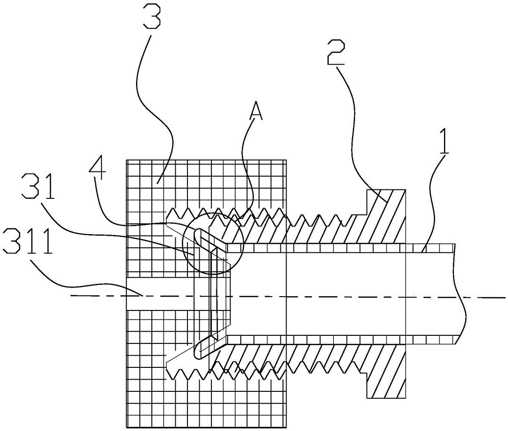 Oil path sealing device and processing method thereof