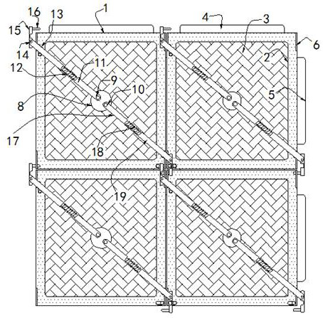 Double-locking type steel mesh mold capable of enhancing bearing capacity of extension connector