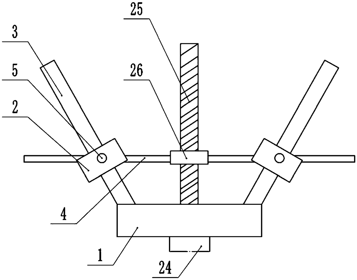 Device for processing cloth