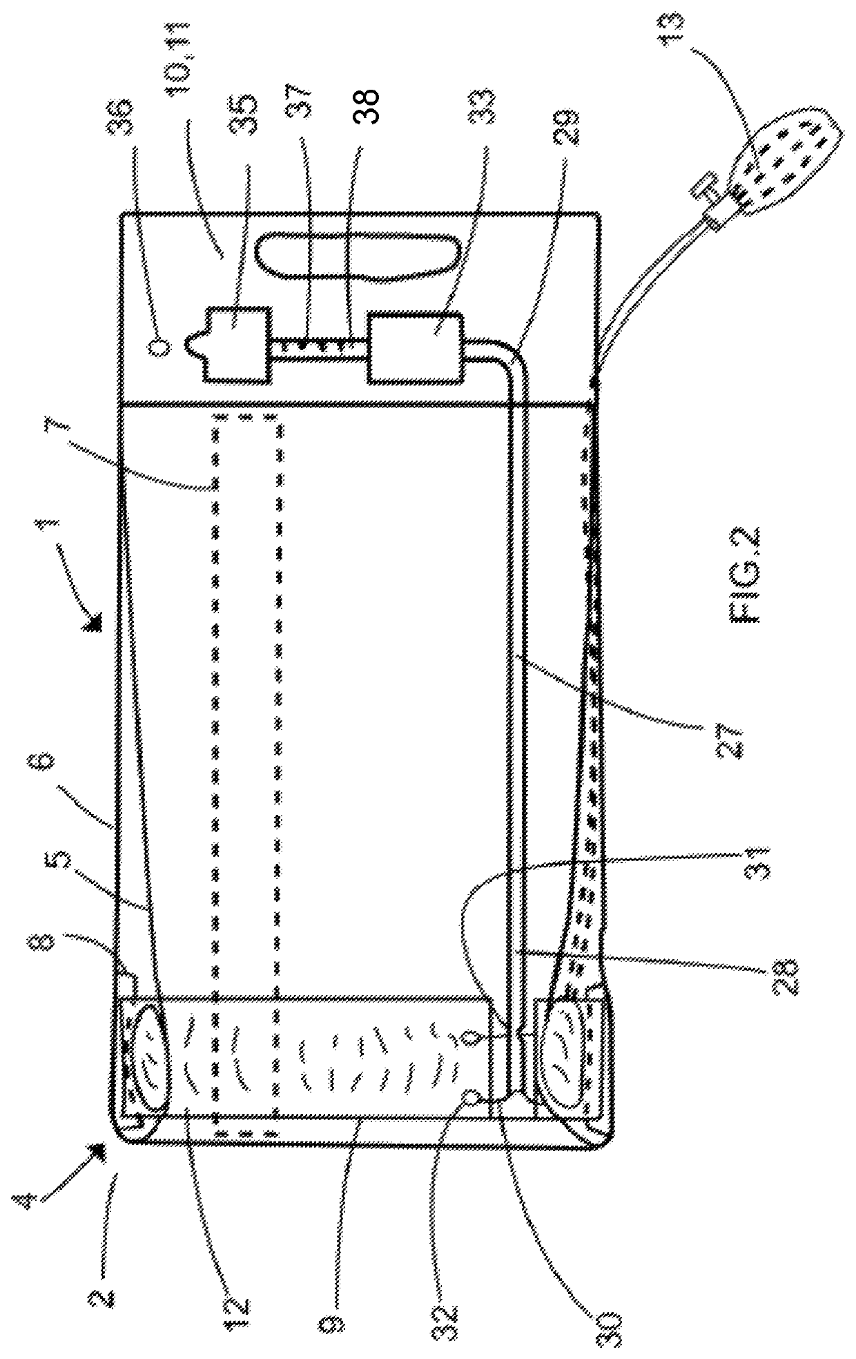 Diameter regulator of a device used to extract an element that is inside a cavity and method of use