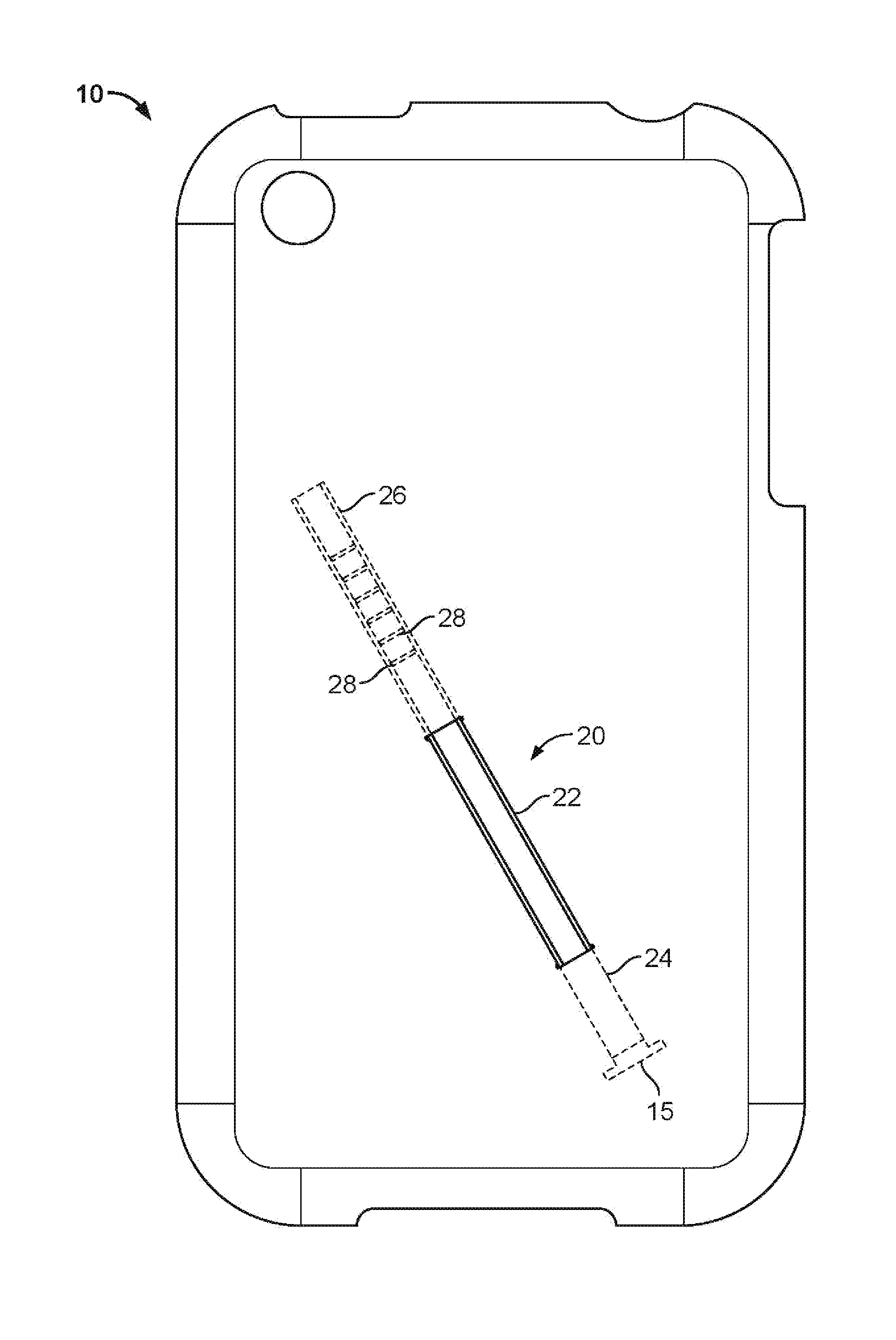 Holding case for portable electronic devices