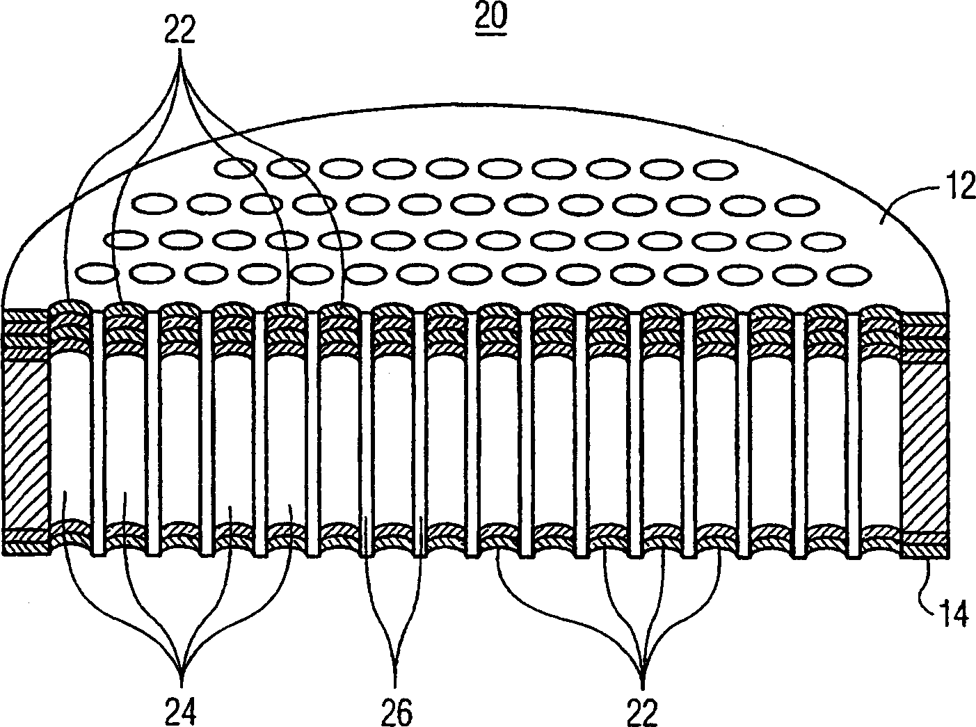 Microchannel plate having microchannels with deep funneled and/or step funneled openings and method of manufacturing same