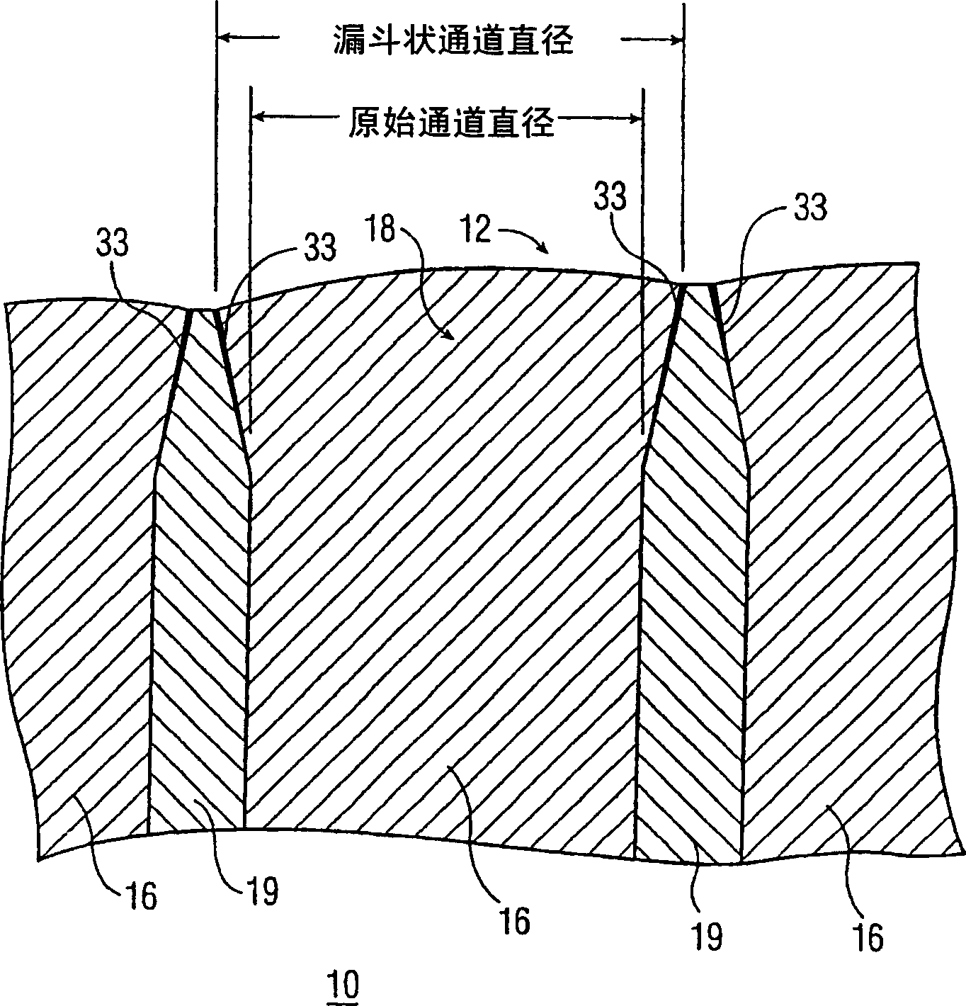 Microchannel plate having microchannels with deep funneled and/or step funneled openings and method of manufacturing same