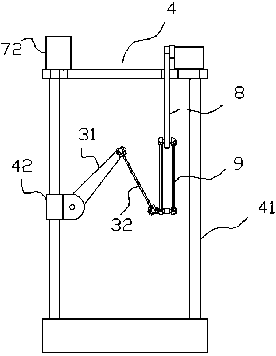 Two-degree-of-freedom high-speed carrying and moving mechanism