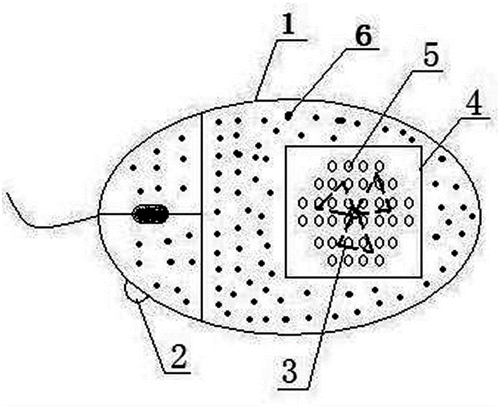 Mouse with cooling and hand massage health-caring functions