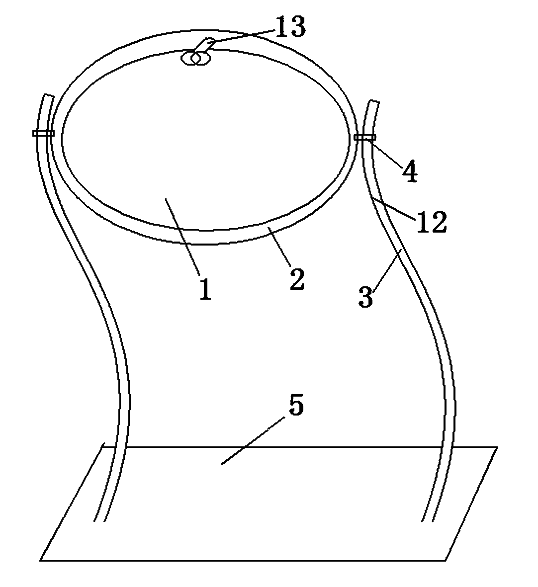 Integrated non-wearing type correction glasses