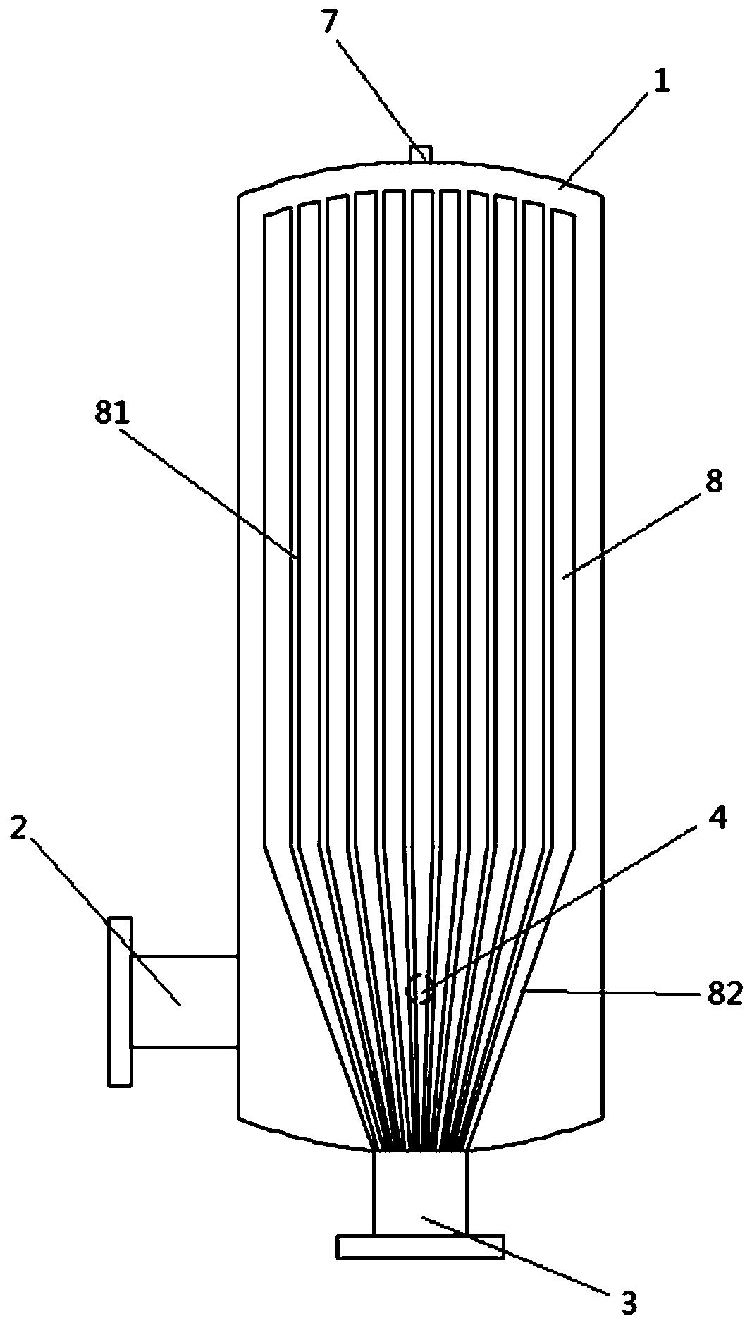 Pressure reducer for sterilization of mushroom