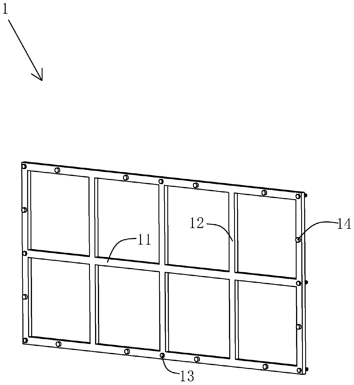 Energy-saving environment-friendly building wallboard installing structure and construction method thereof