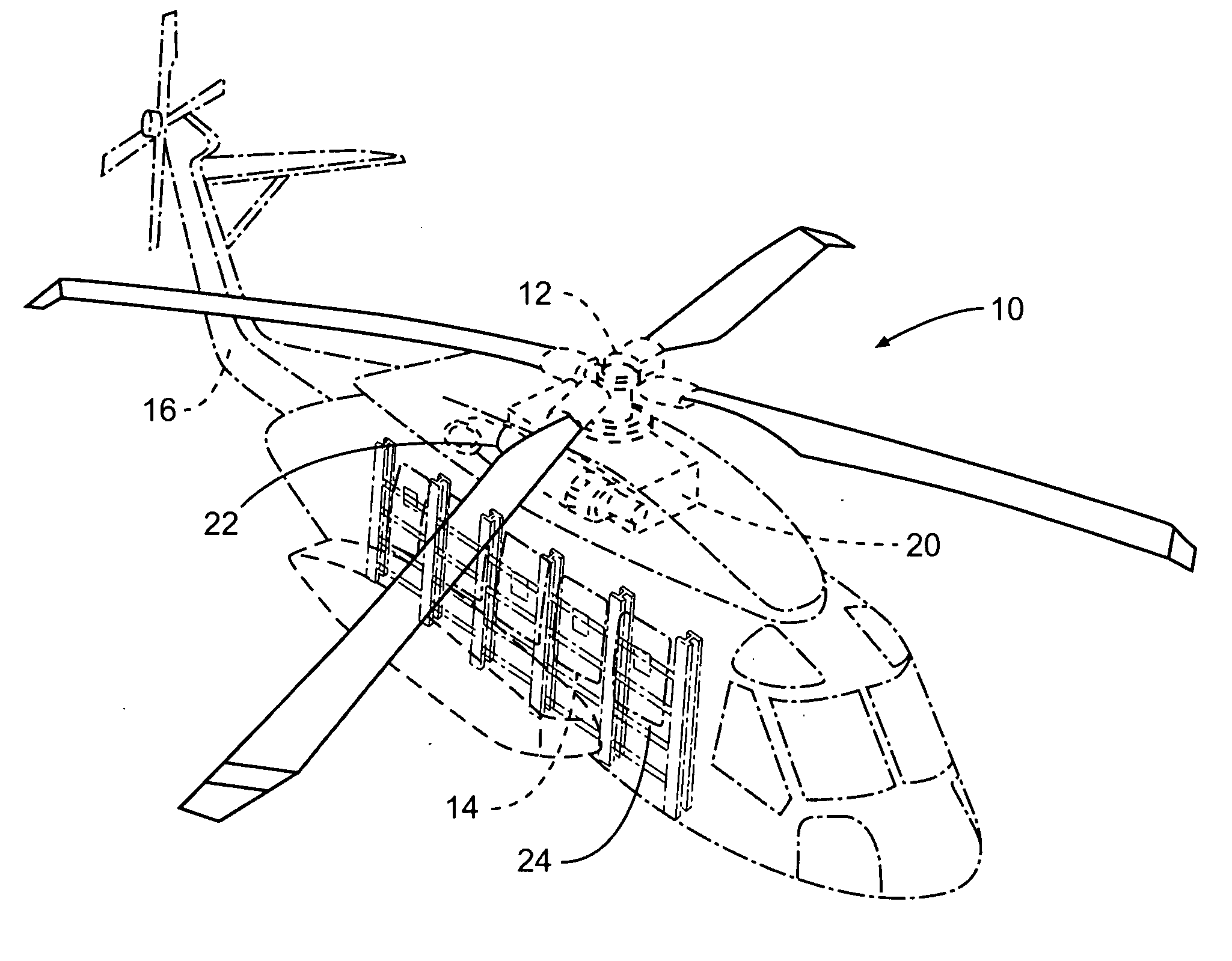 Acoustic absorption system for an aircraft interior trim panel system