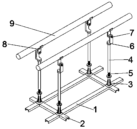 Novel adjustable parallel bars