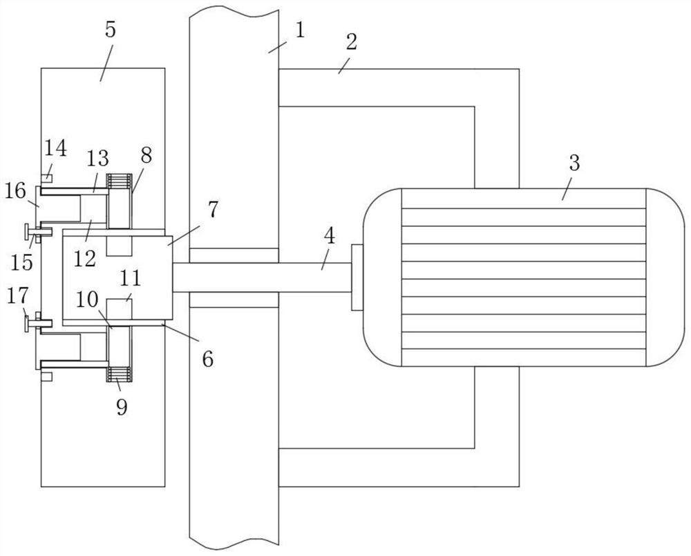 Rubber and plastic mechanical transmission equipment with clamping structure