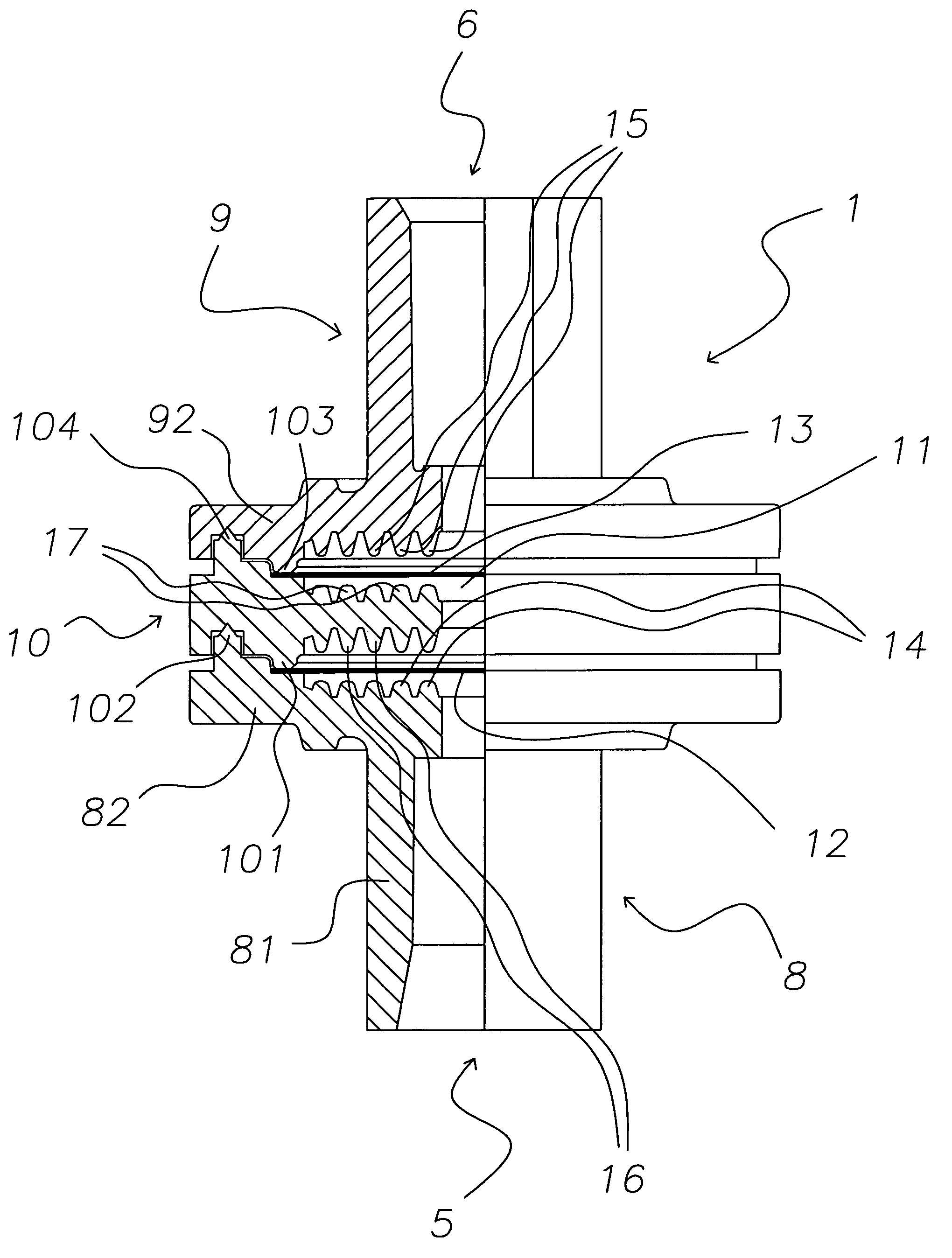 Device for protecting medical apparatus