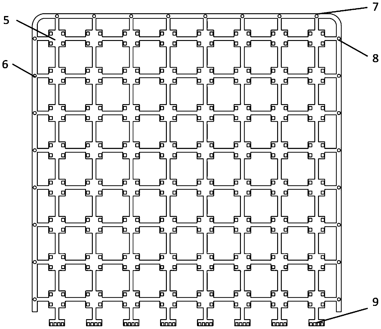 Method capable of quickly manufacturing LED colorful light cube