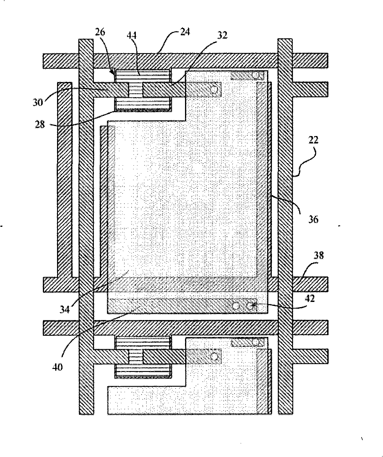 Layout structure for promoting pixel defection detectivity of thin film transistor substrate