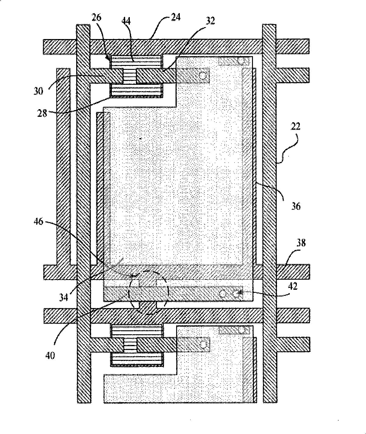 Layout structure for promoting pixel defection detectivity of thin film transistor substrate