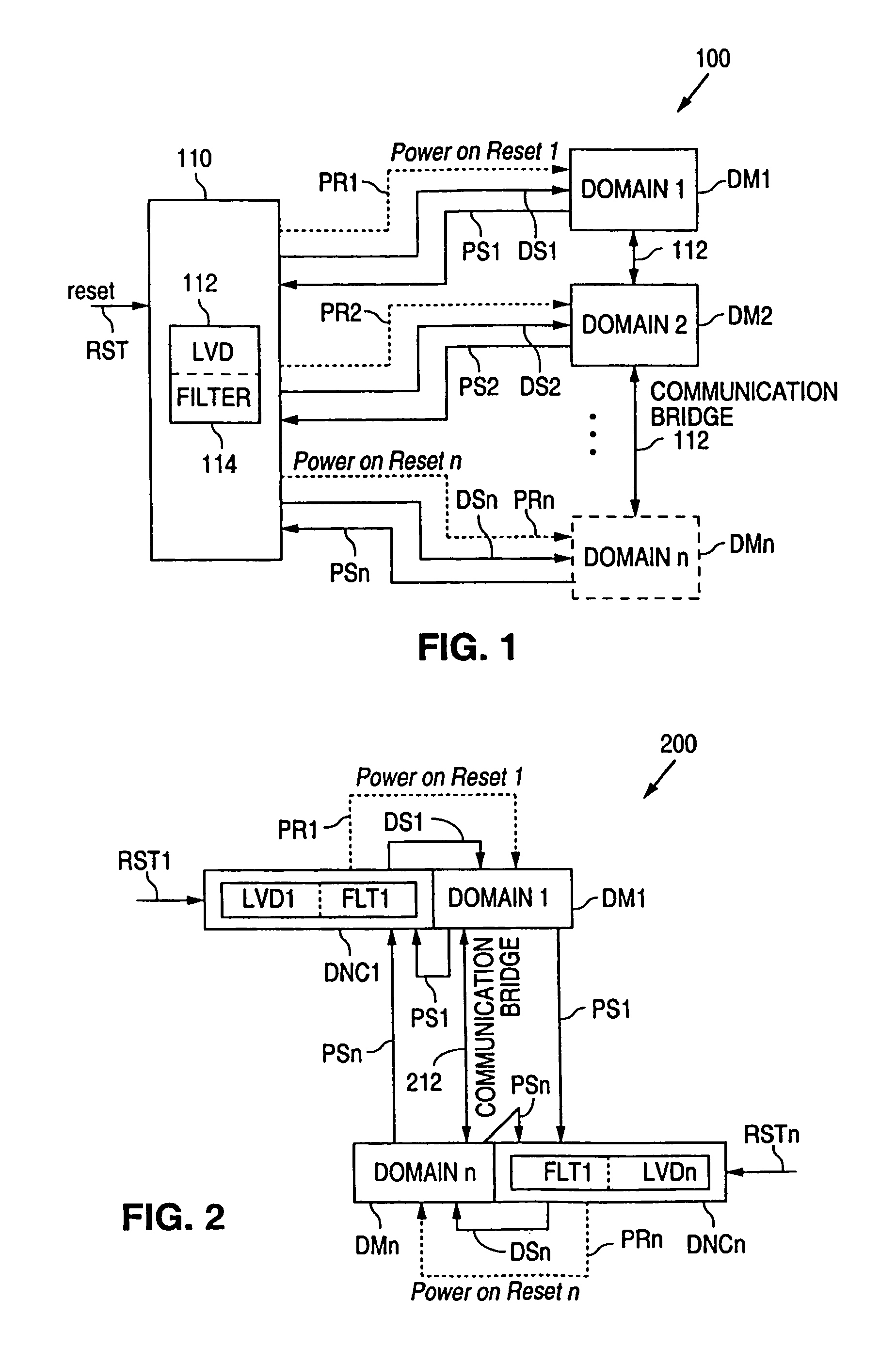 System and method for domain power monitoring and notification