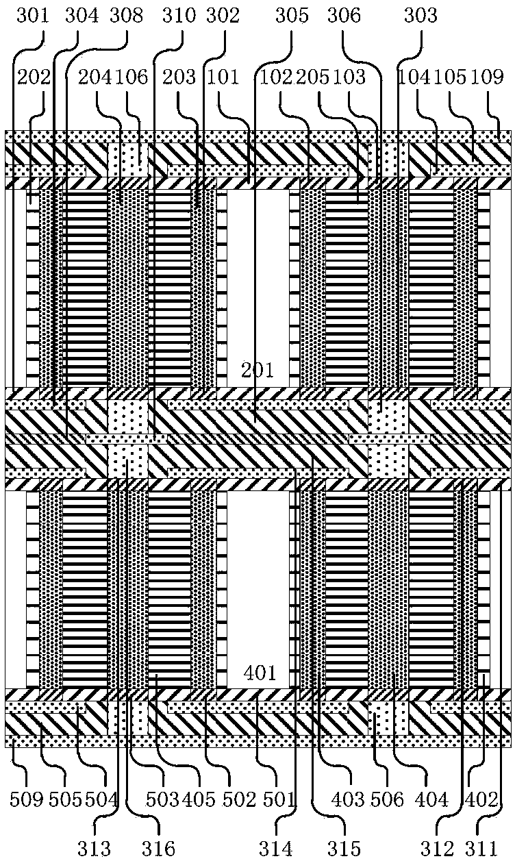 Three-dimensional coupler based on silicon through hole and preparation method thereof