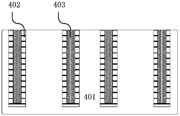 Three-dimensional coupler based on silicon through hole and preparation method thereof