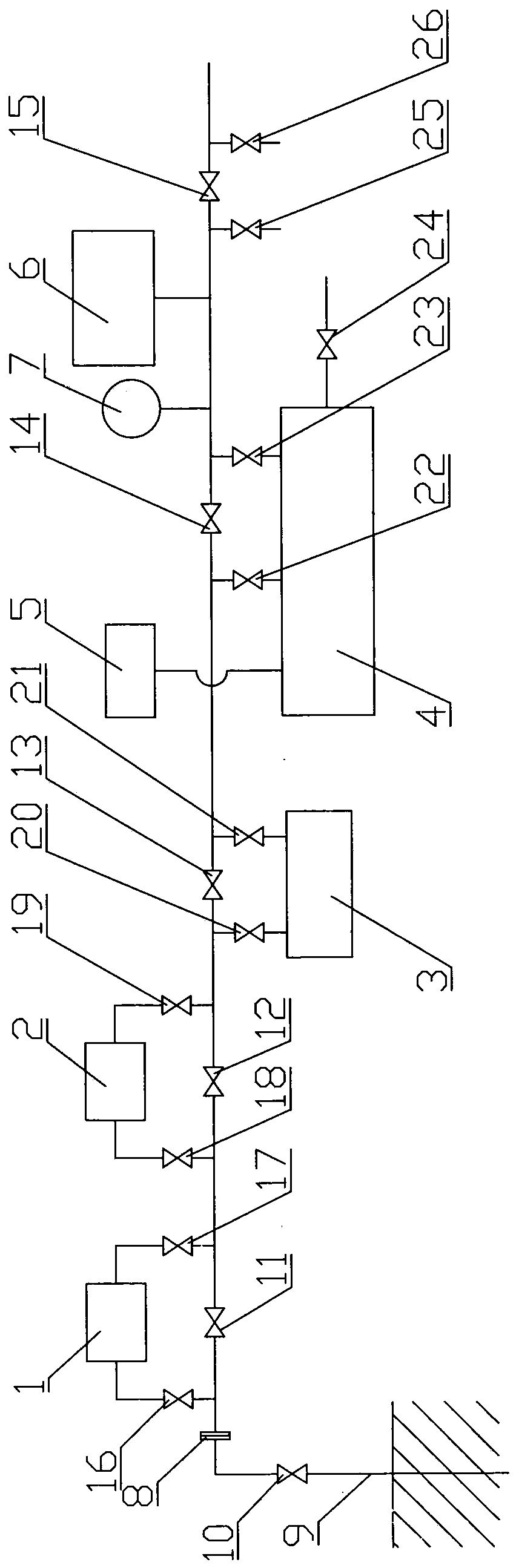 Flow air type soil radon gas source collection device and collection method