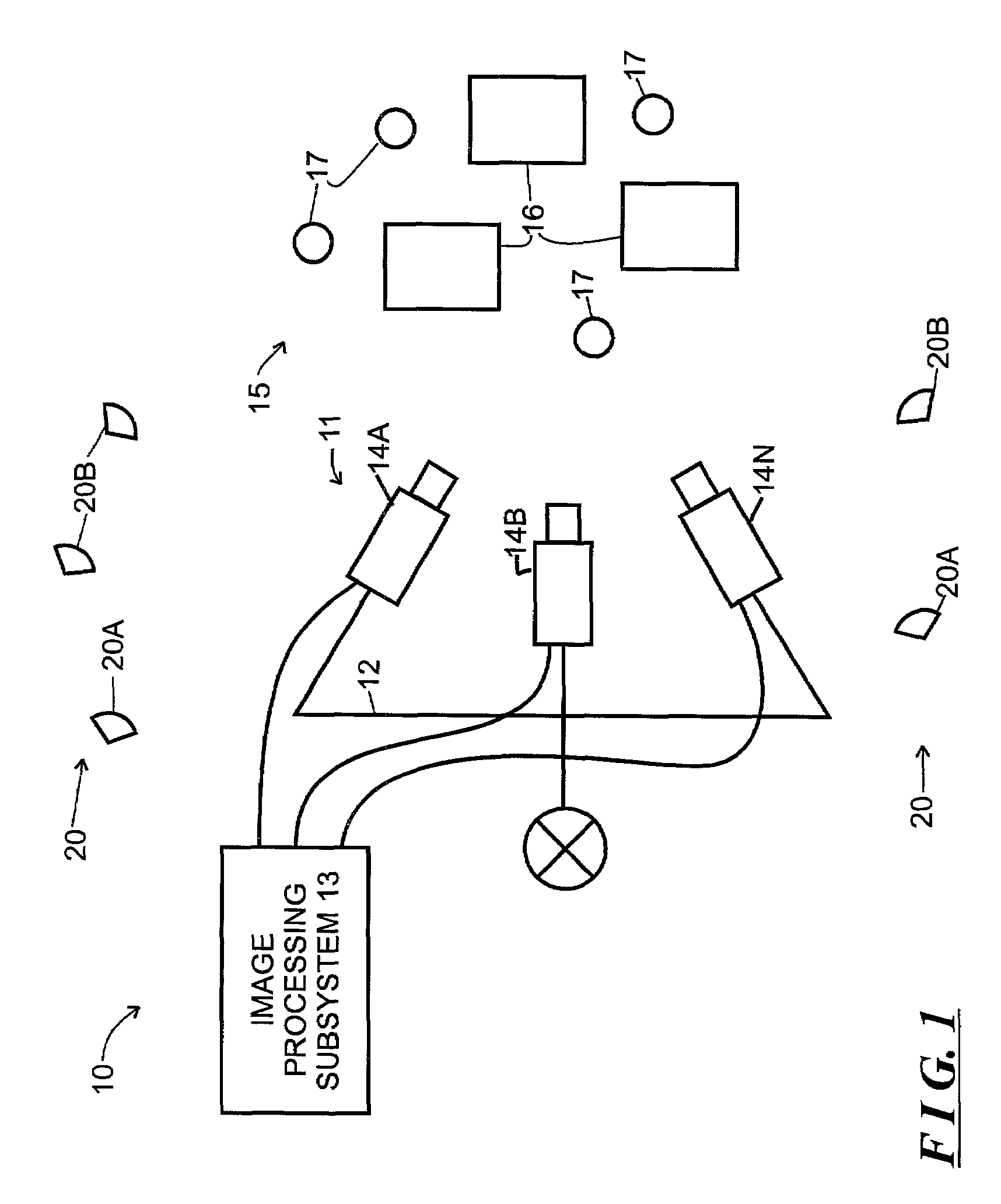 Method and apparatus for accurate alignment of images in digital imaging systems by matching points in the images corresponding to scene elements