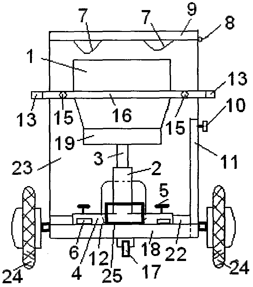 Multipurpose electric cart device for medical treatment and rehabilitation of surgical patients