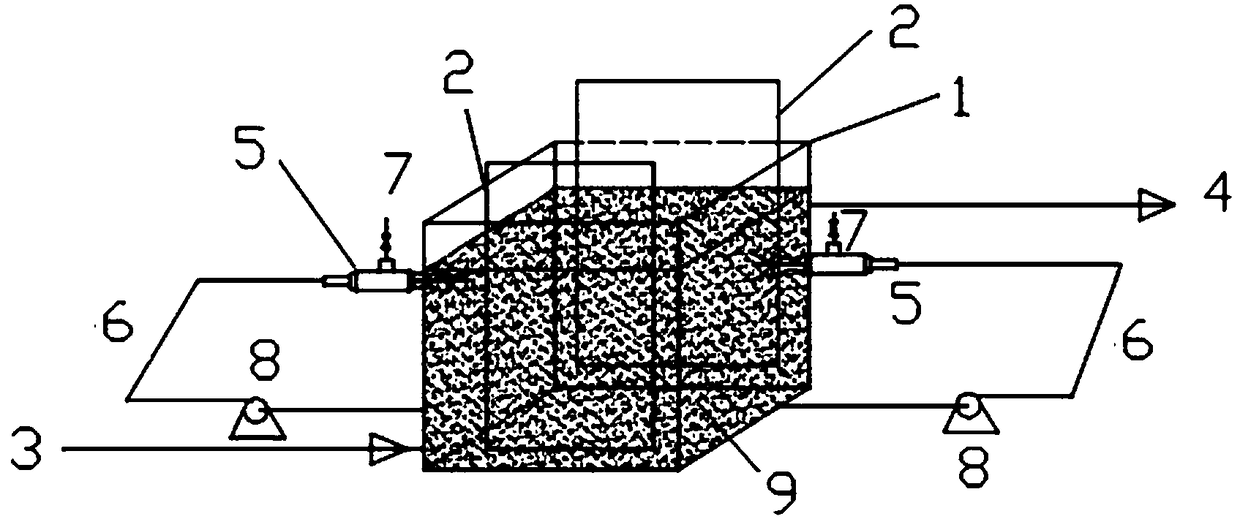 Electrocatalytic oxidation method and reaction unit for difficult-to-degrade waste water