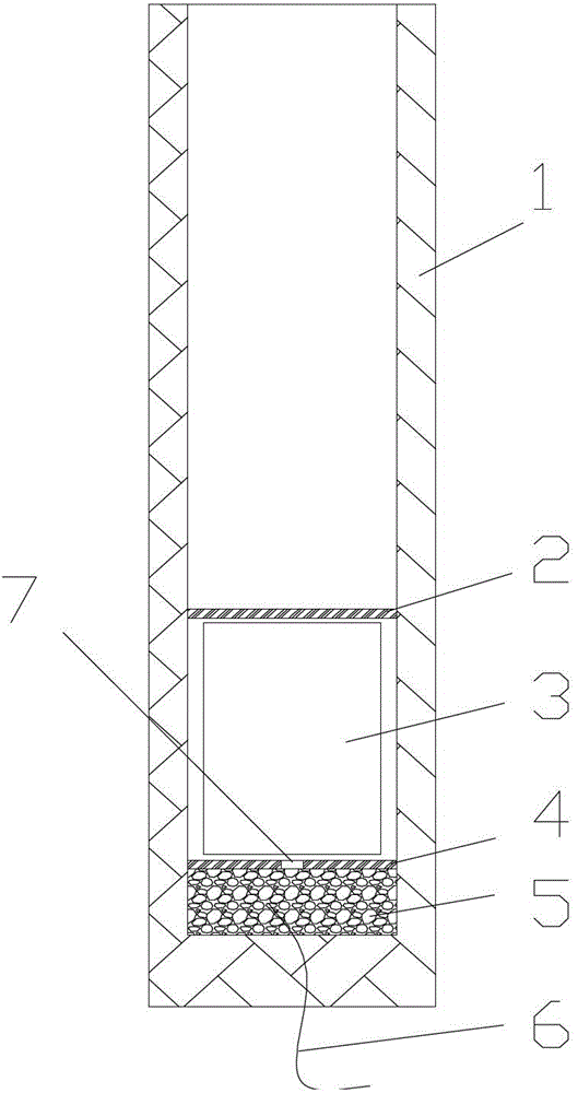 Inner barrel body used for environment-friendly fireworks