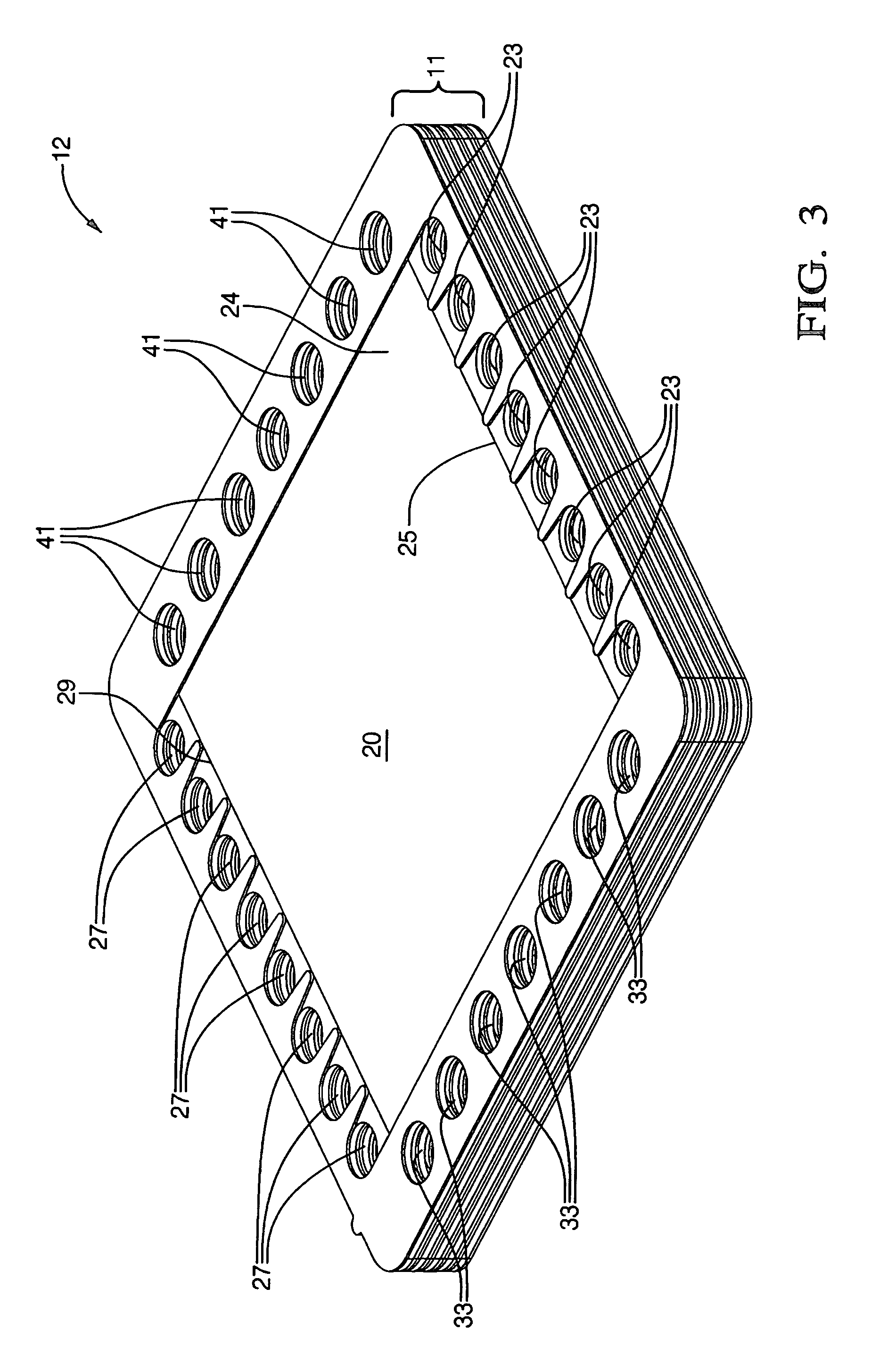 Fuel cell having optimized pattern of electric resistance