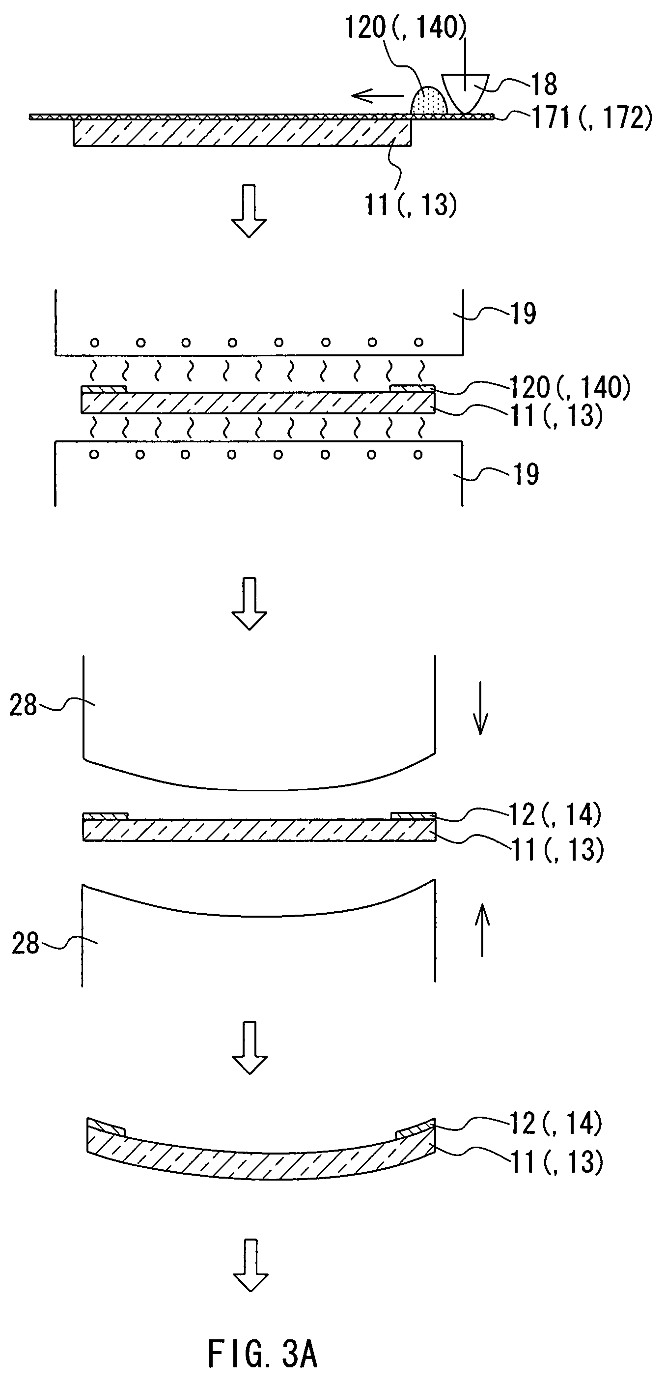 Method of manufacturing laminated glass for vehicle and laminated glass for vehicle