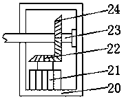 Medicine smashing device with cleaning function