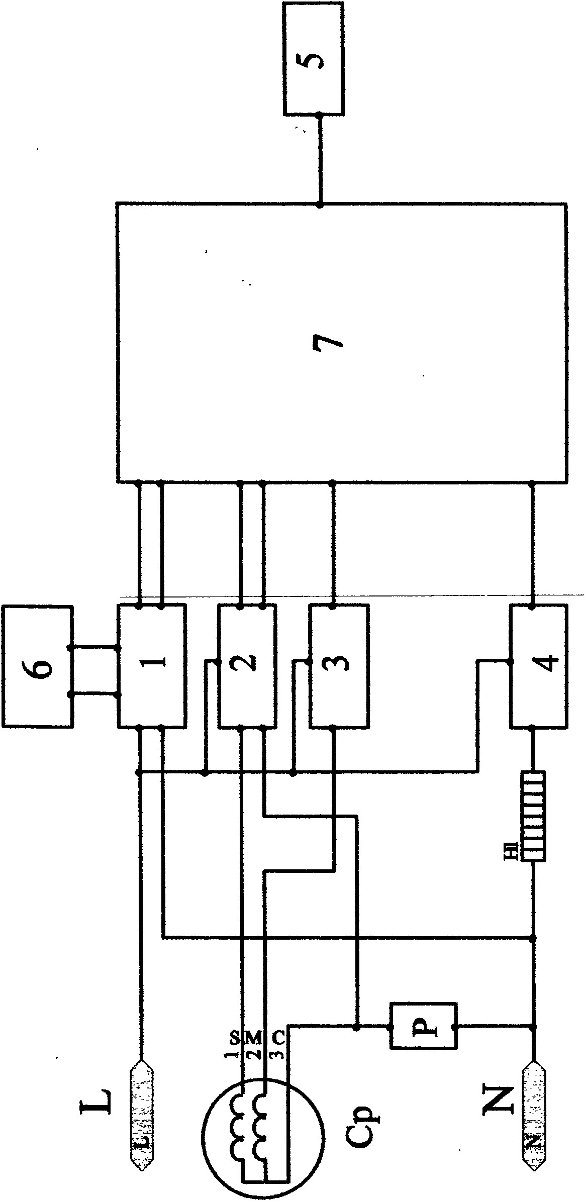 Electronic thermostat with compressor starting function