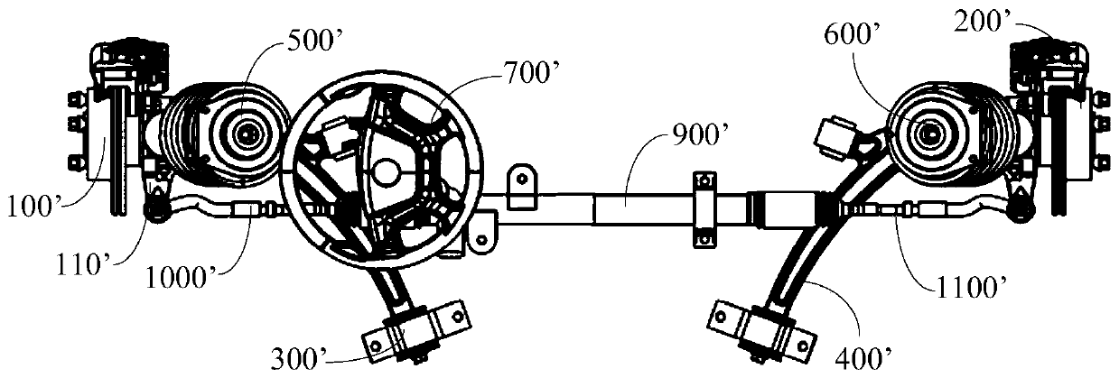 Steering transmission system and vehicle
