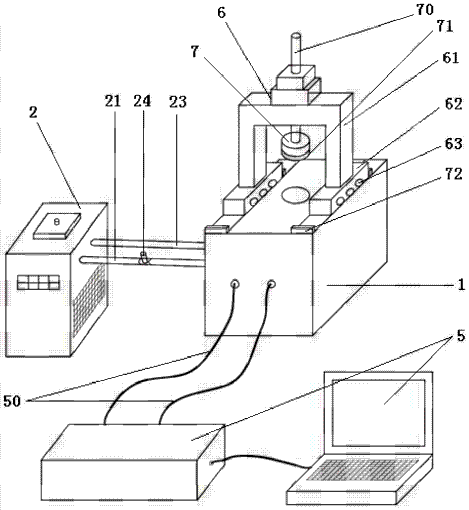 A sample preparation device and sample preparation method for simulating the natural formation process of frozen soil