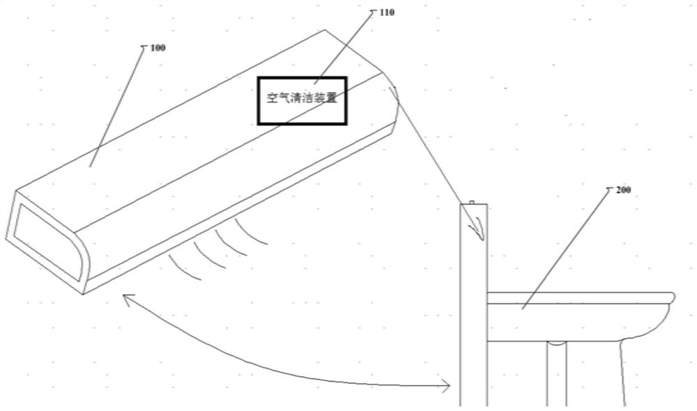 Air cleaning method and device for intelligent home system, air conditioner and system