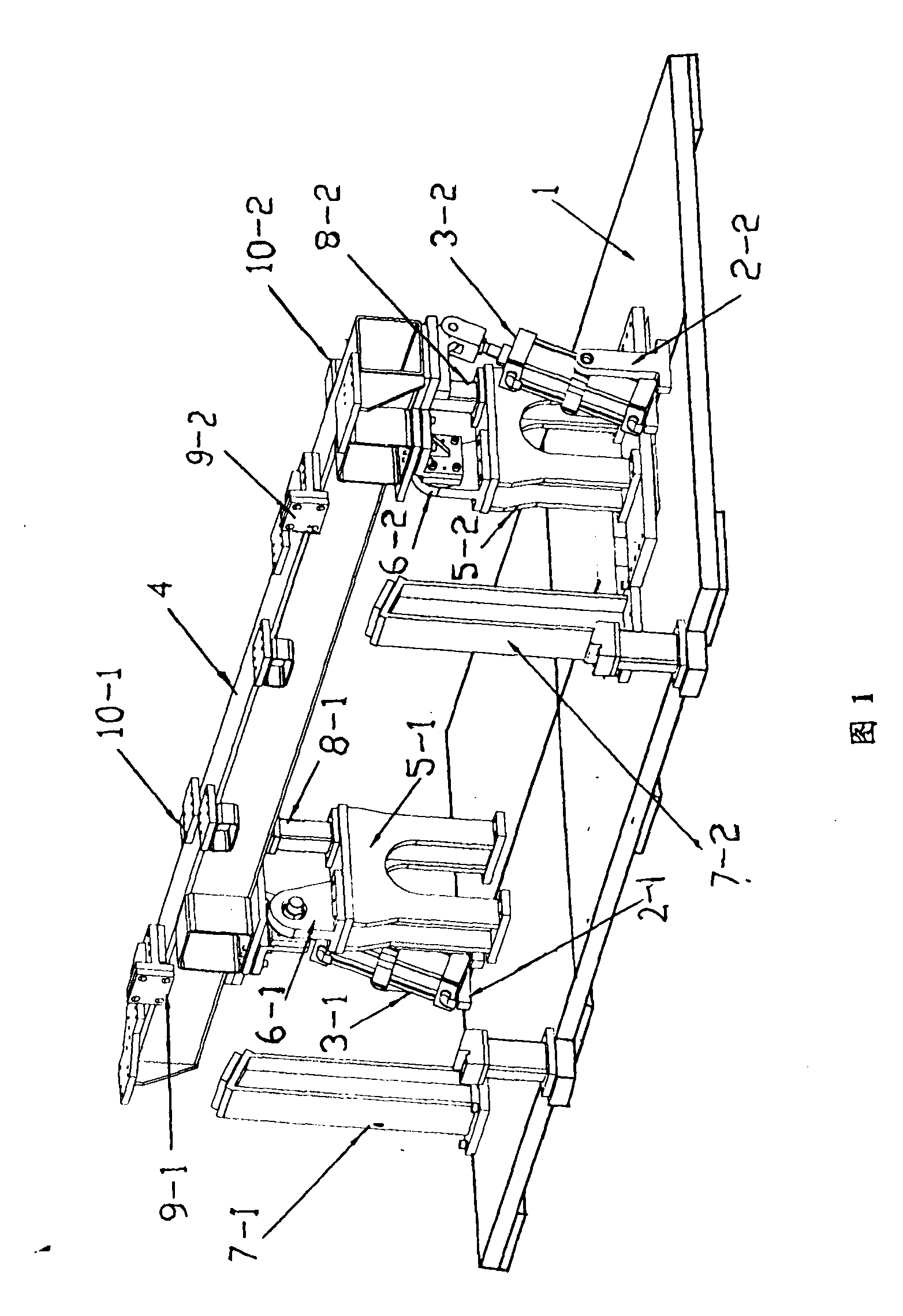 Turnover mechanism for installing vehicle periphery external covering