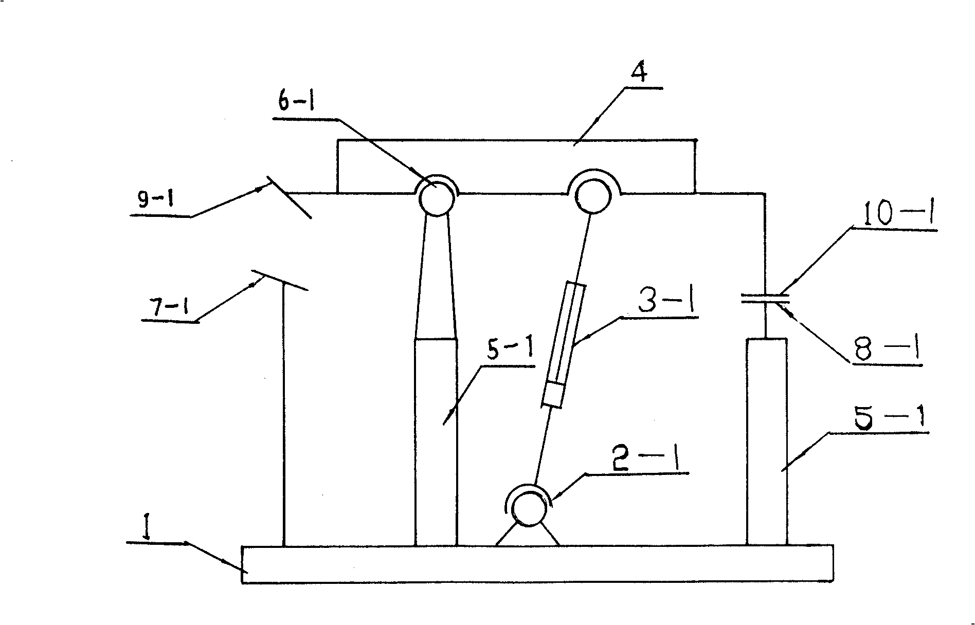 Turnover mechanism for installing vehicle periphery external covering