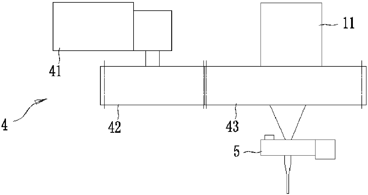 Material distribution method for imitation tile with internal fine line textures and tile