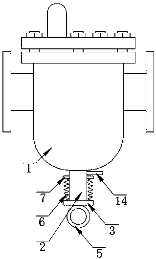 Drain valve with blowdown assembly