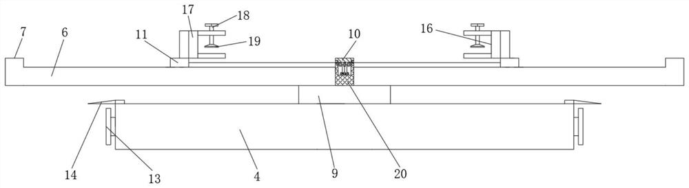 Plate-shaped workpiece tool fixing clamp with original point positioning function and positioning method of plate tool fixing clamp