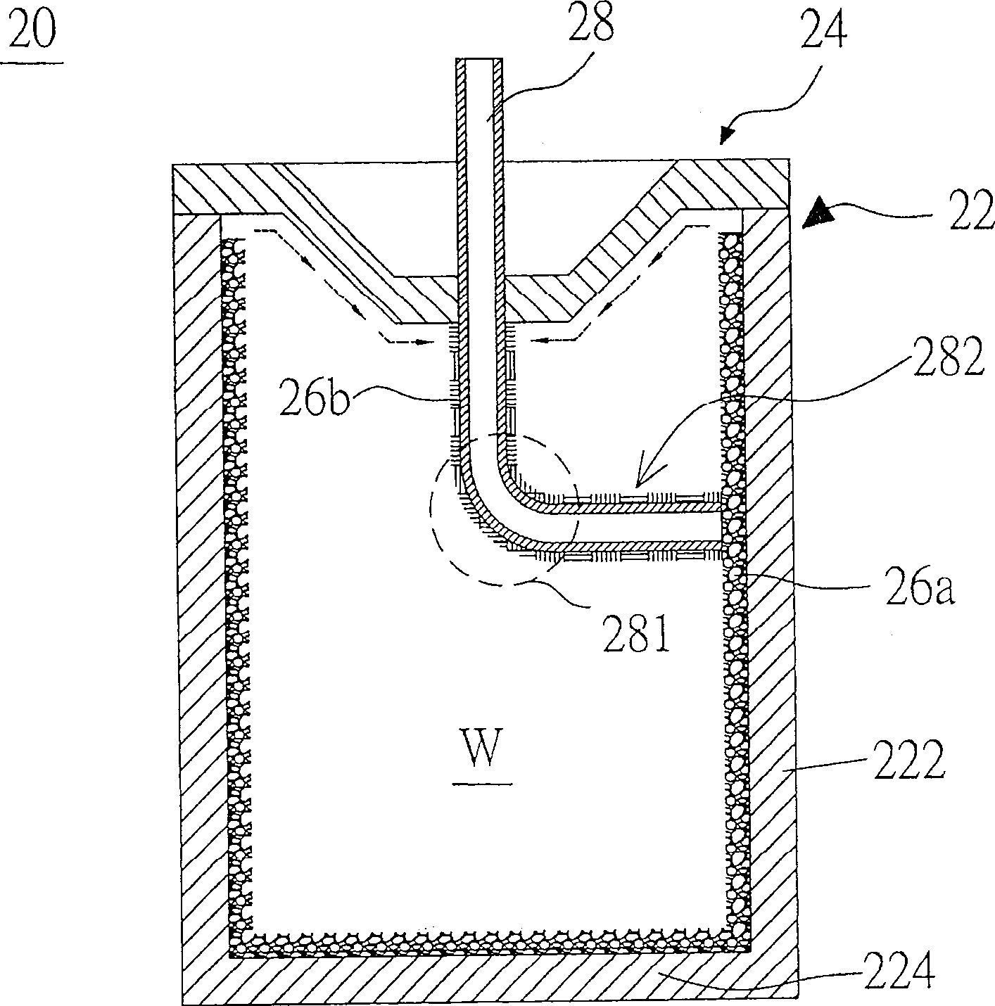 Heat radiation module and its heat pipe