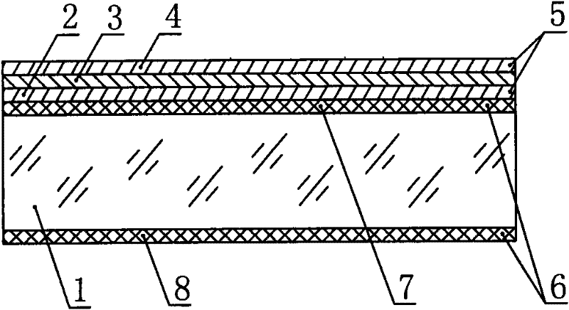Conductive glass with double anti-reflective film surfaces for thin film solar battery and preparation method thereof